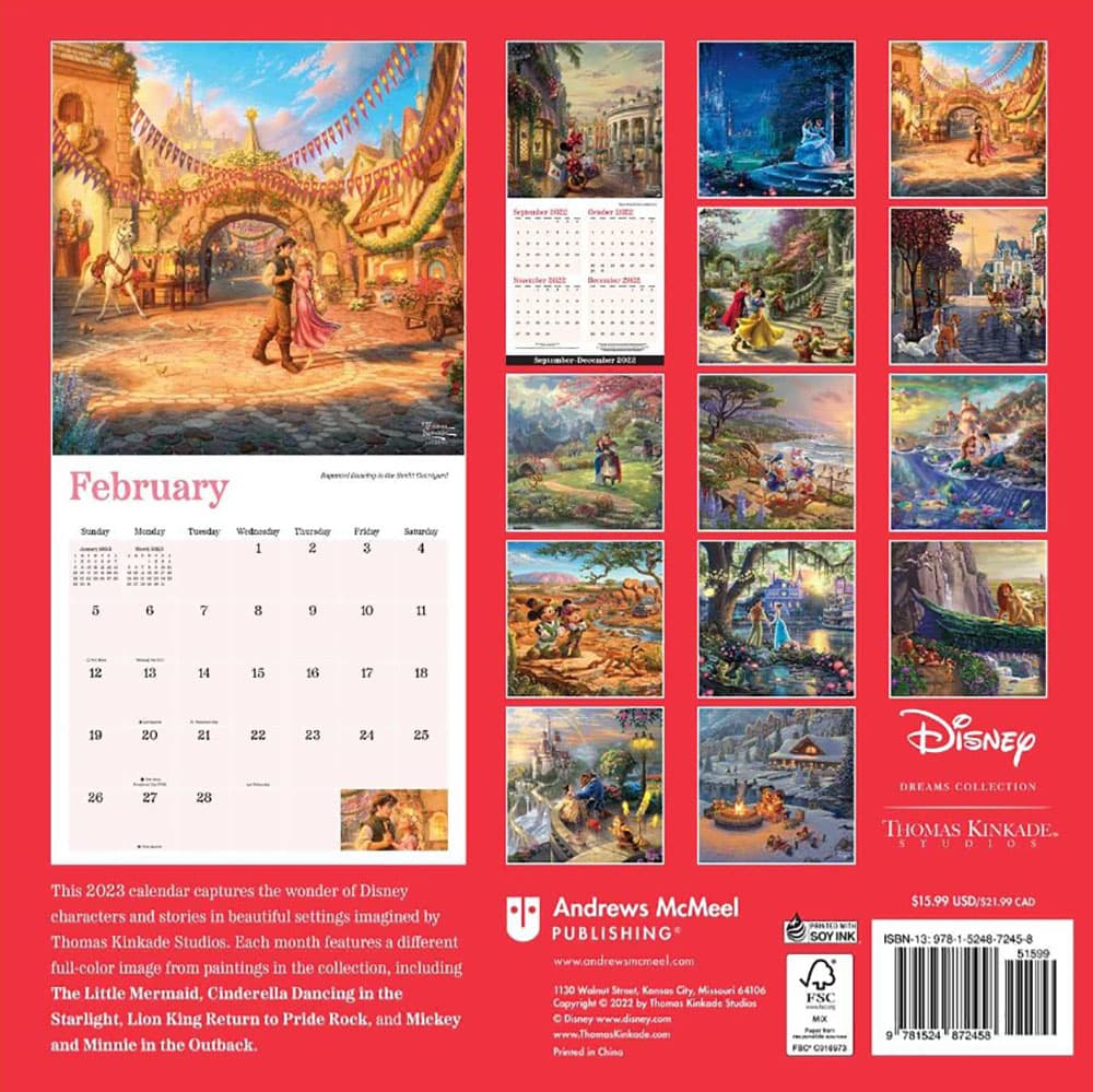 Disney World 2023 Wall Calendar Printable Template Calendar